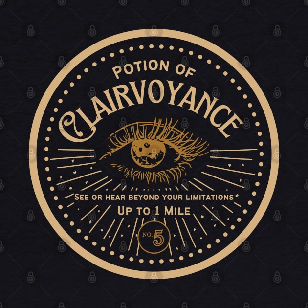 Potion of Clairvoyance: Gold Version by Milmino